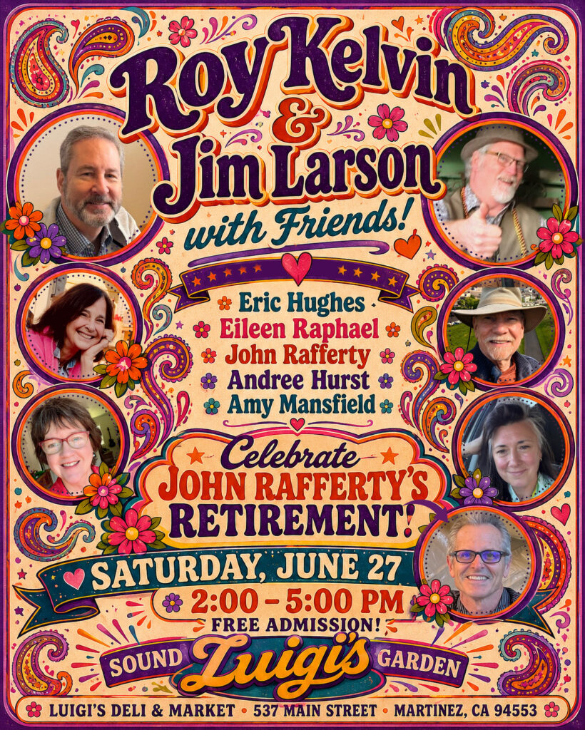 Roy Kelvin & Jim Larson in Sound Garden with friends!