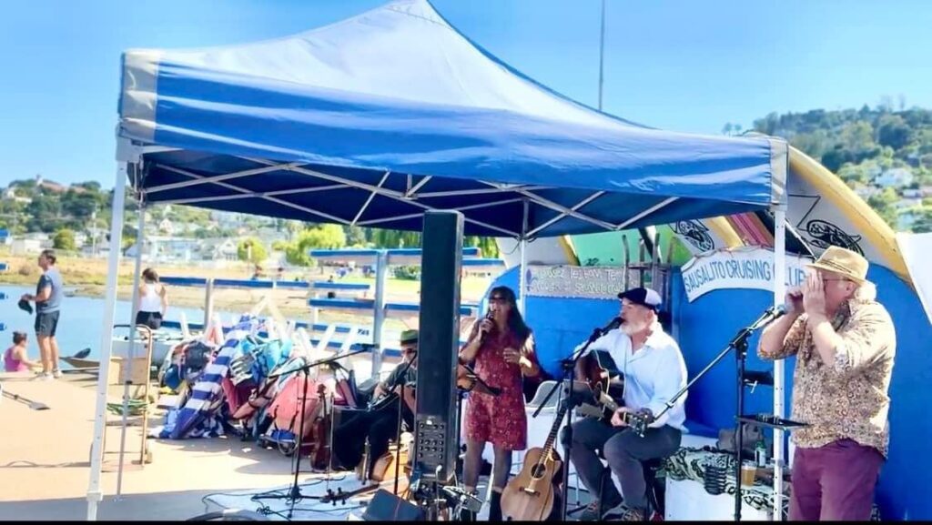 Maggie Forti with Three Rivers Band at Sausalito Cruising Club