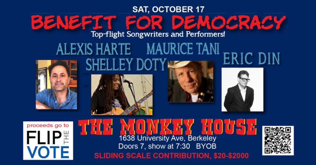 Benefit for Democracy at The Monkey House